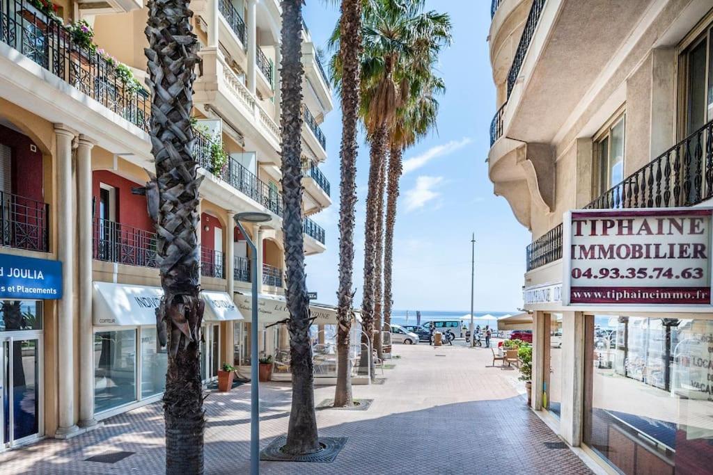 Superbe Studio Avec Terrasse En Front De Mer مينتون المظهر الخارجي الصورة