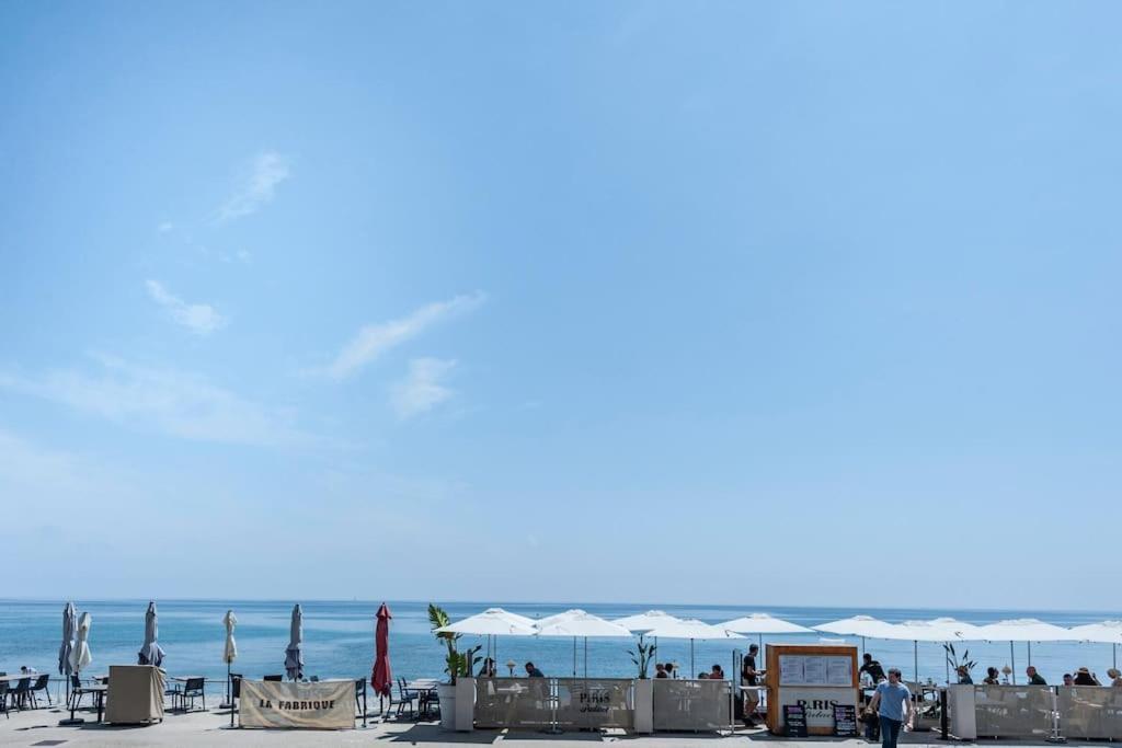 Superbe Studio Avec Terrasse En Front De Mer مينتون المظهر الخارجي الصورة