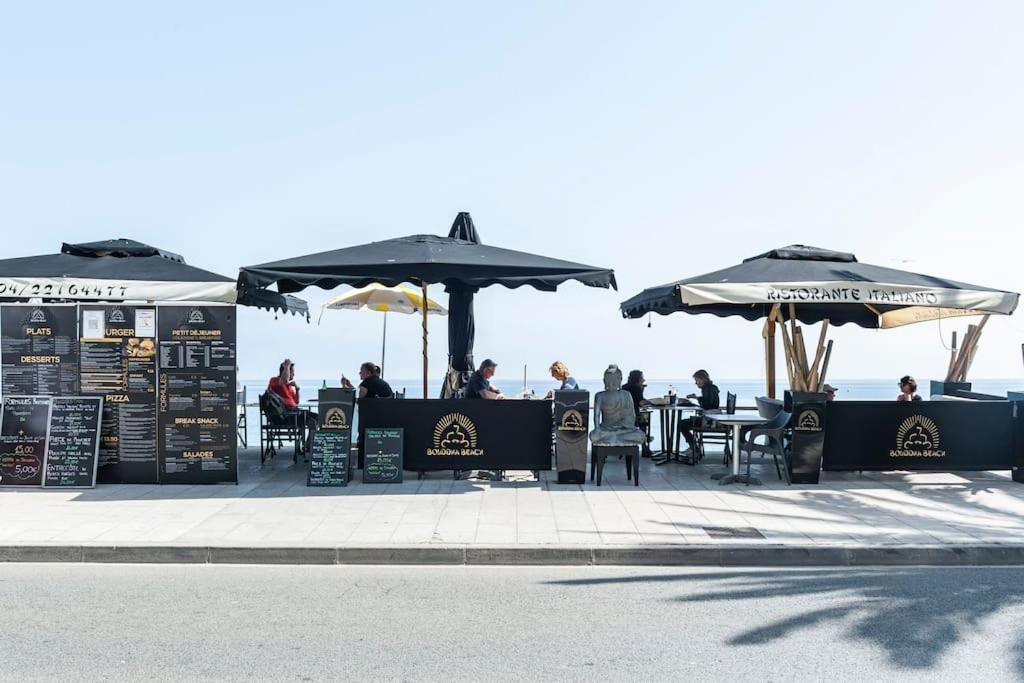Superbe Studio Avec Terrasse En Front De Mer مينتون المظهر الخارجي الصورة